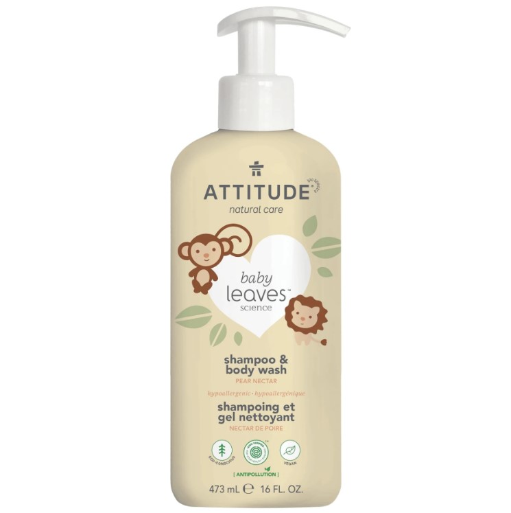 Attitude Baby Leaves 2-in-1 Shampoo - Pear nectar
