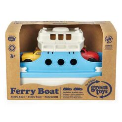 Green Toys veerboot met autootjes doos