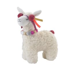 Kikadu muziekknuffel lama roze