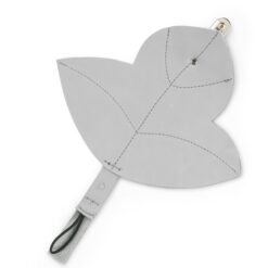 dusq leren speenkoord cloud grey