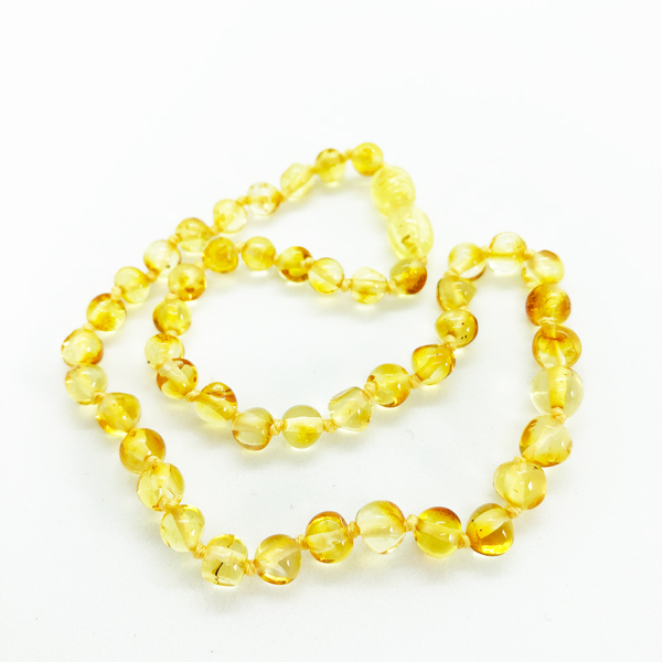 Babyketting barnsteen - Lemon | 34 cm