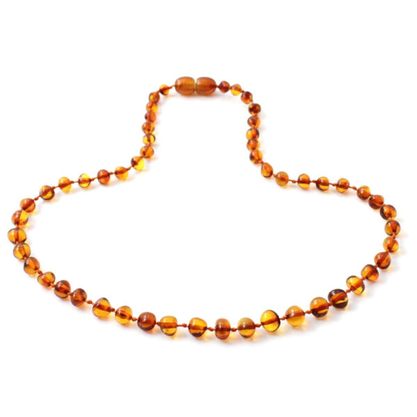 barnsteen ketting cognac 45 3