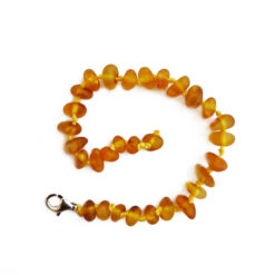 barnsteen armband honey ruw 19 2