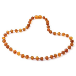 Ketting barnsteen cognac ruw 45 3