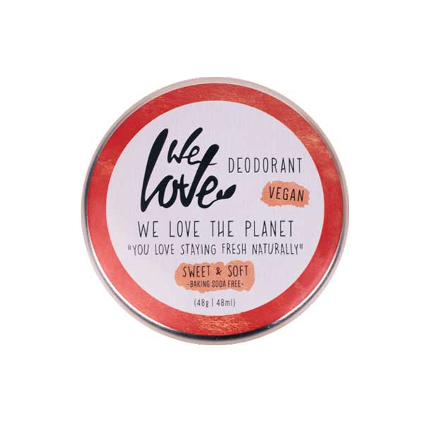 We Love The Planet Natuurlijke deodorant - Sweet and Soft (Vegan & zonder zuiveringszout)