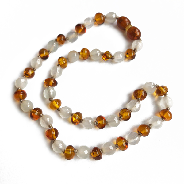 Barnsteen tandjes ketting san antonio