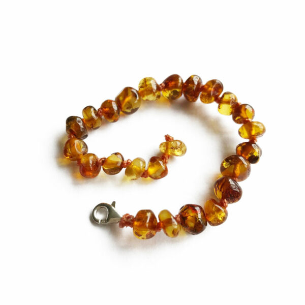 Baby armbandje barnsteen - Honey | 14 cm