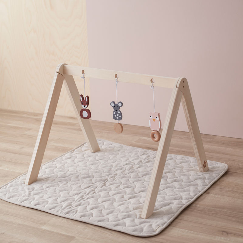 Authenticatie tobben Impressionisme Kid's Concept houten babygym frame - De kleine lama