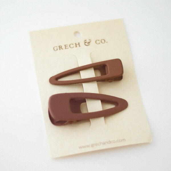 Grech & Co matte haarspeldjes | rust