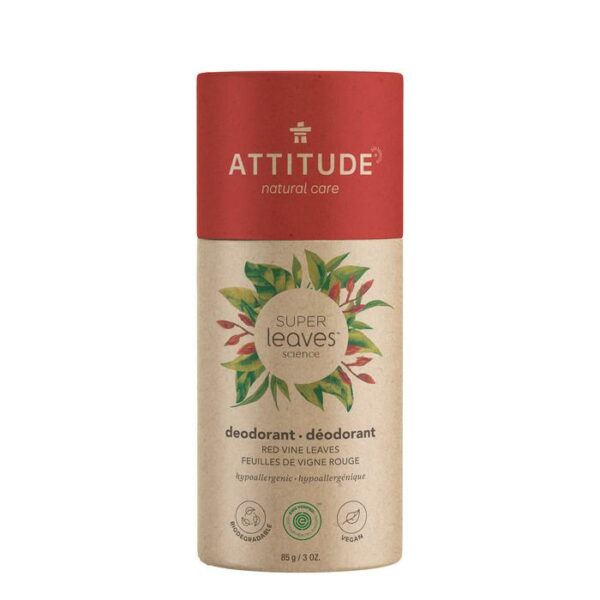 Attitude natuurlijke deodorant - rode wijnstokbladeren