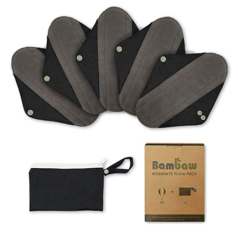 Bambaw Wasbaar Maandverband | Diverse varianten - Pack - Moderate flow