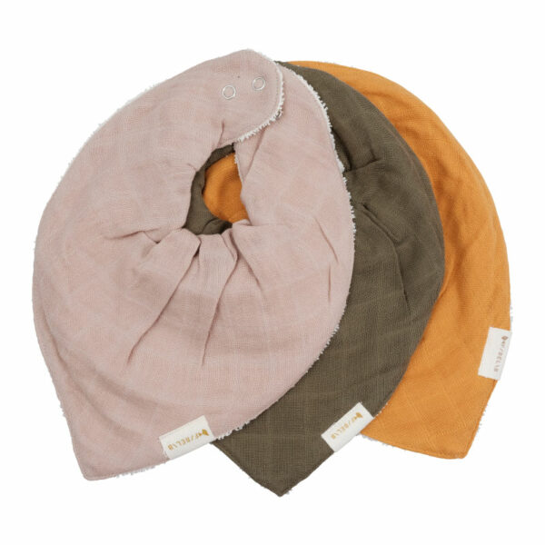 Fabelab Bandana Slab 3-pak - Olive garden