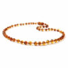 Kinderketting barnsteen - Cognac