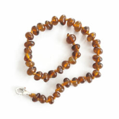 Armband barnsteen - Cognac | 19 cm