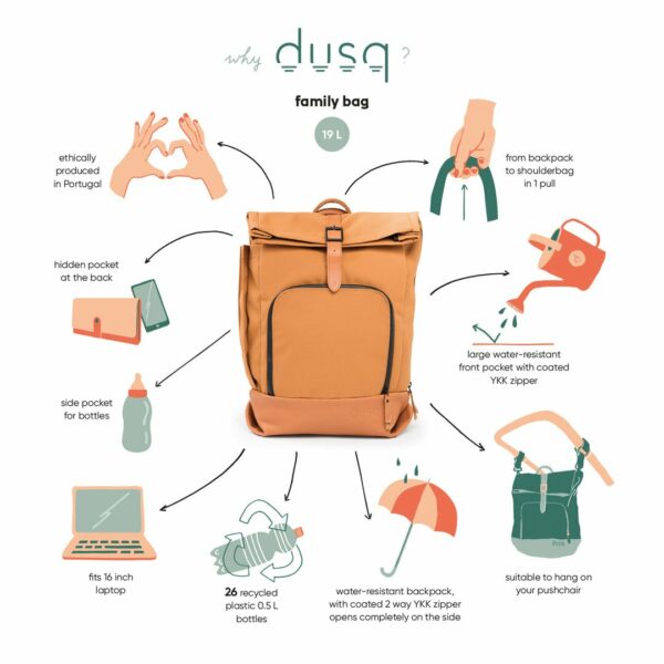 dusq family bag uitleg