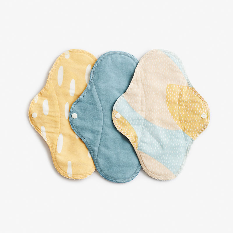 Imse Wasbaar Maandverband - Regular - Blue Sprinkle
