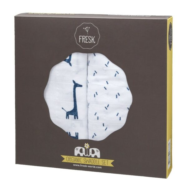 Fresk Swaddle Set giraf