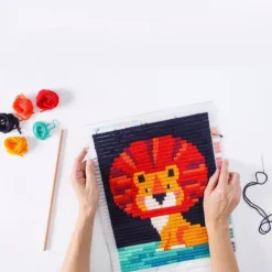sozo DIY Borduurset Leeuw
