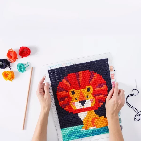 sozo DIY Borduurset Leeuw