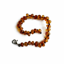 Baby armbandje barnsteen - Cognac | 14 cm