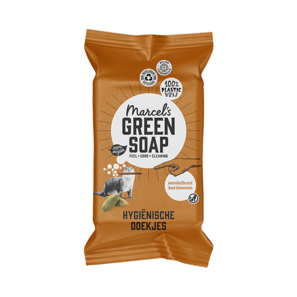 marcels greensoap hygienische doekjes sandelwood