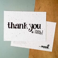 BLOOM your message Bloeikaart - Thank You