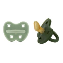 Hevea Speentje 3-36 maanden dental duo Moss Green / Deep Forest