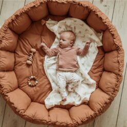 Play & Go Bloom Organic Babymat Tawny Brown