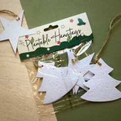 BLOOM your message Plantbare gifttags / kersthangers