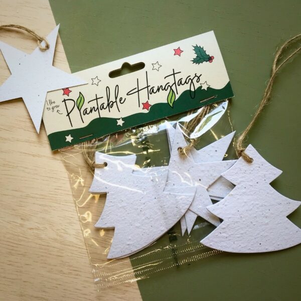 BLOOM your message Plantbare gifttags / kersthangers