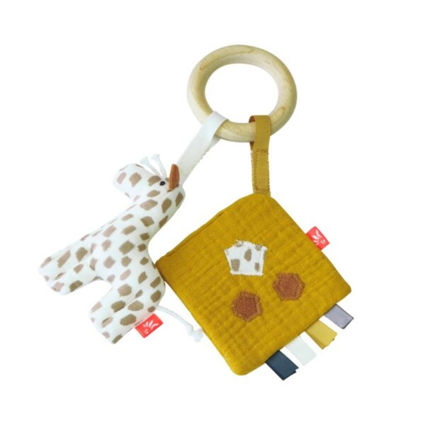 Kikadu Bijtring met Giraffe en Towel