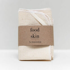 food for skin wasdoekjes set van 3