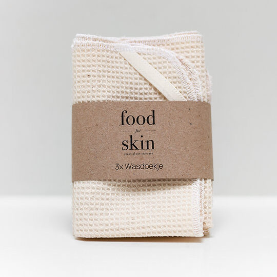 Food for Skin wasdoekjes set van 3