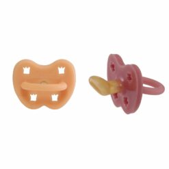 Hevea dental duo speentjes apricot crush & berry blush