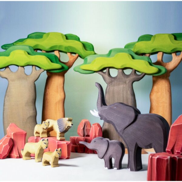 Bumbu Toys Leeuwenfamilie olifanten baobab