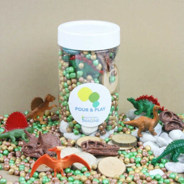 Pour & Play Sensory Mix Jurassic Park