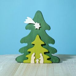 Bumbu Toys Kerstboom puzzel