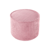Wigiwama Poef Rond - Pink Mousse Rib