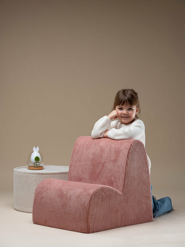 Wigiwama Stoel Wolk - Pink Mousse Rib - Afbeelding 2