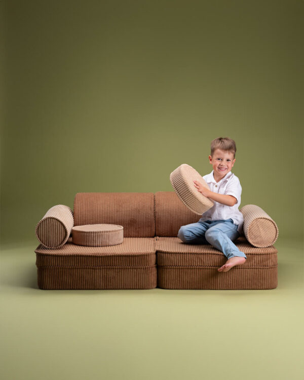 Wigiwama Settee Sofa - Toffee Rib - Afbeelding 4