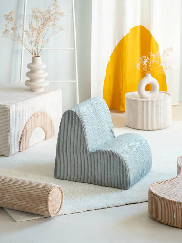 Wigiwama Stoel Wolk - Peppermint Green Rib - Afbeelding 3