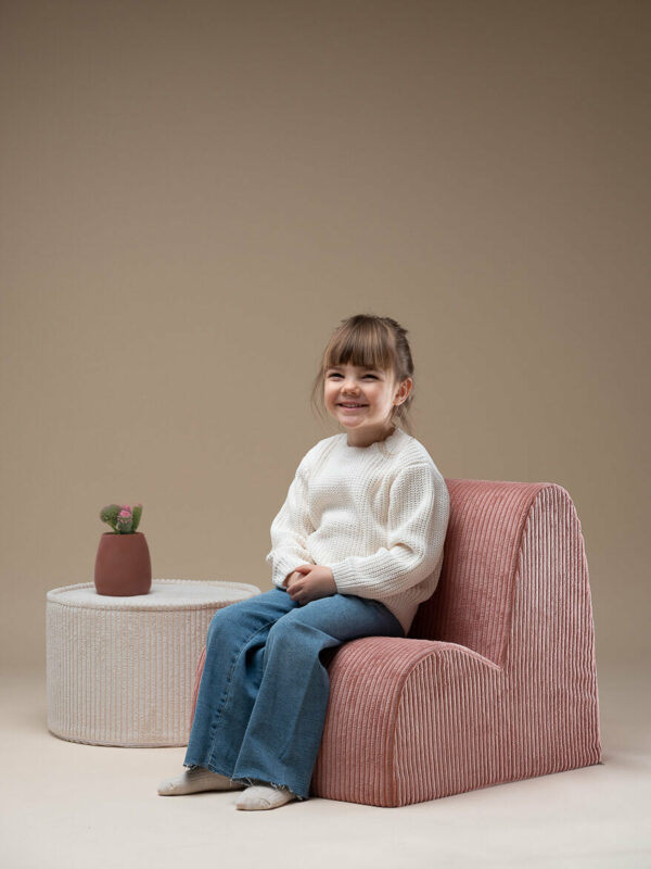 Wigiwama Stoel Wolk - Pink Mousse Rib - Afbeelding 3