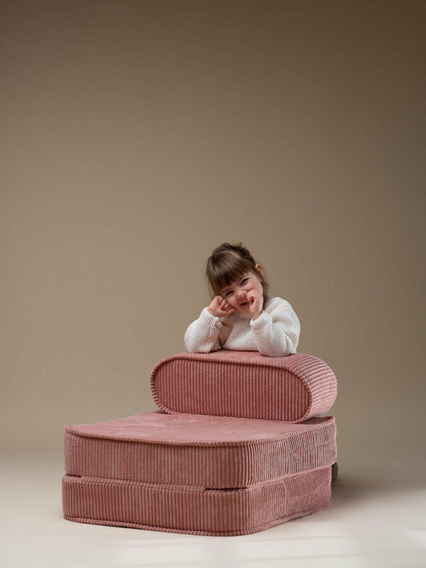 Wigiwama Flip Stoel - Pink Mousse Rib - Afbeelding 2
