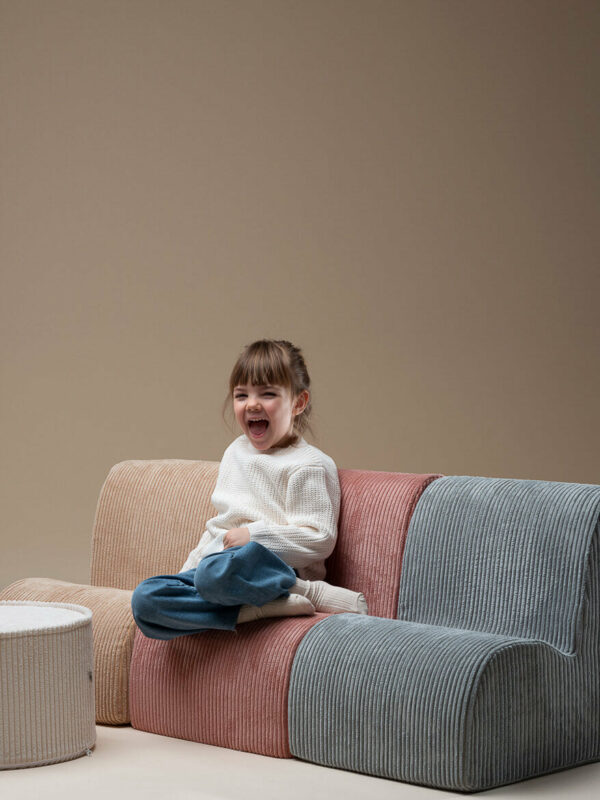 Wigiwama Stoel Wolk - Pink Mousse Rib - Afbeelding 4