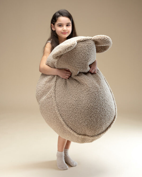 Wigiwama Zitzak Beer - Biscuit Teddy - Afbeelding 4