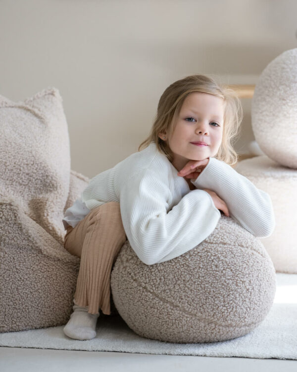Wigiwama Zitzak Stoel - Biscuit Teddy - Afbeelding 4