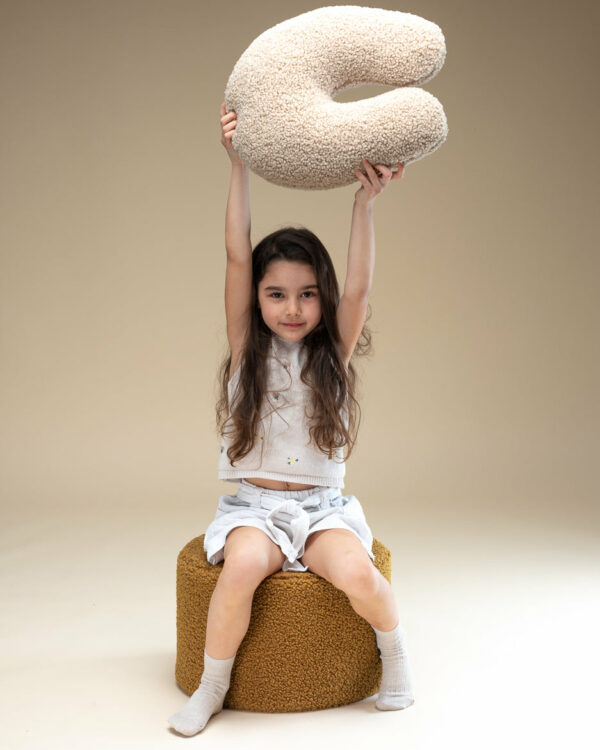 Wigiwama Poef Rond - Maple Teddy - Afbeelding 5
