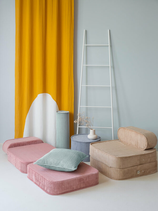 Wigiwama Flip Stoel - Pink Mousse Rib - Afbeelding 6