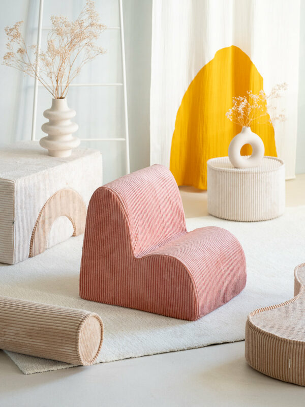 Wigiwama Stoel Wolk - Pink Mousse Rib - Afbeelding 6