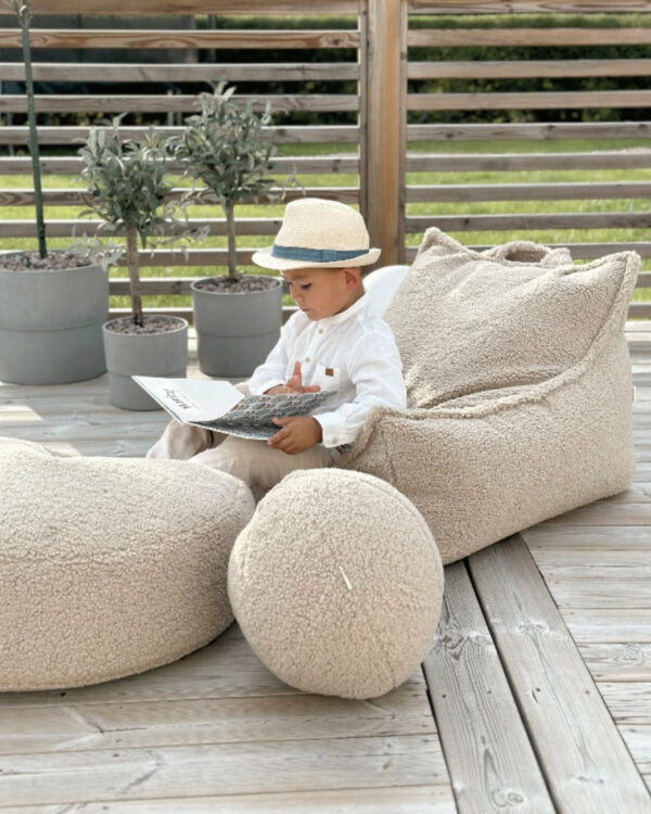Wigiwama Zitzak Stoel - Biscuit Teddy - Afbeelding 7